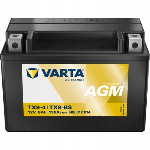 Akumulator motocyklowy Varta YTX9-BS 12V 8Ah 135A powersports model 2026