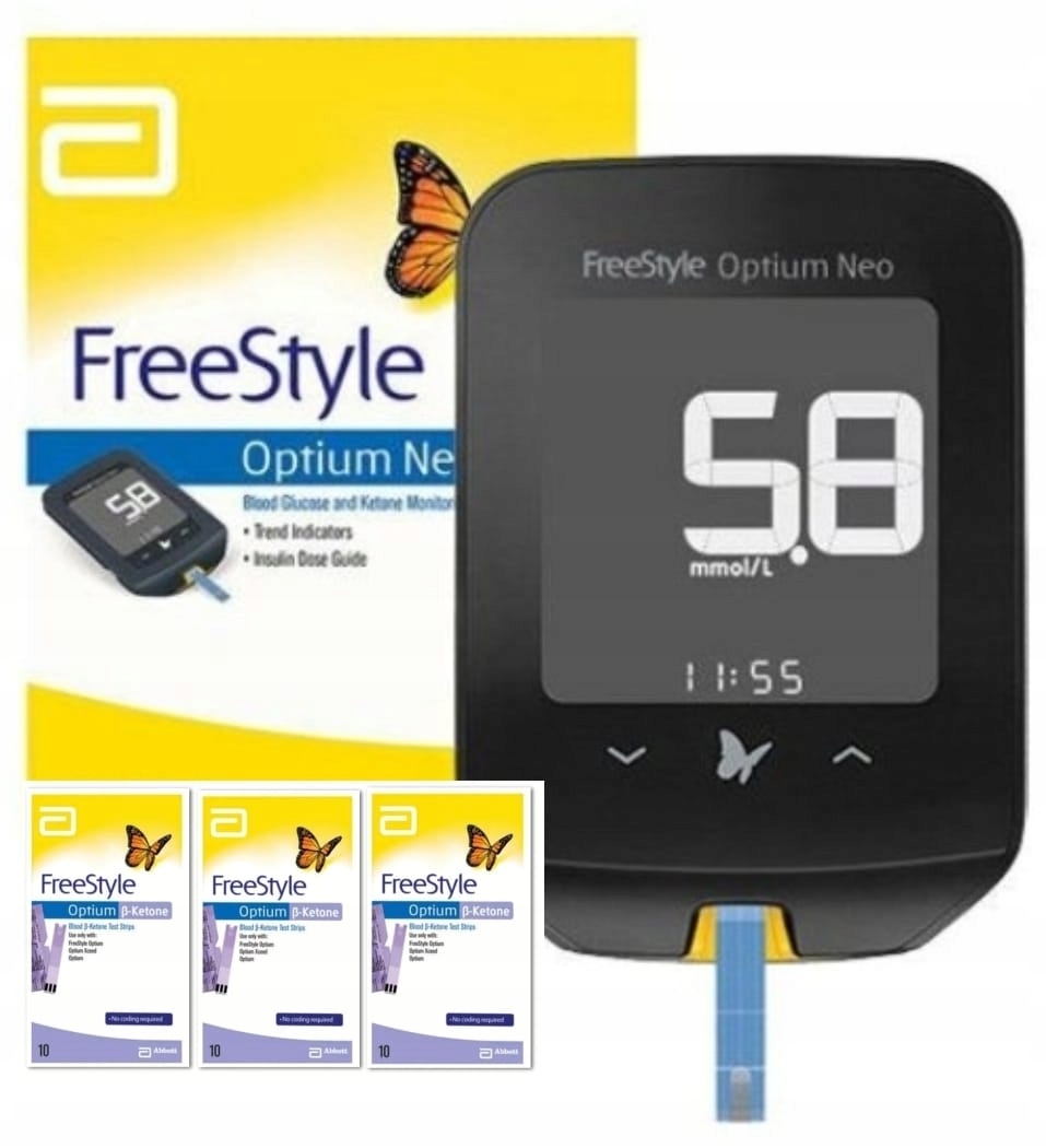 

Glukometr Optium Neo Keto Glukoza Xido Paski X 60