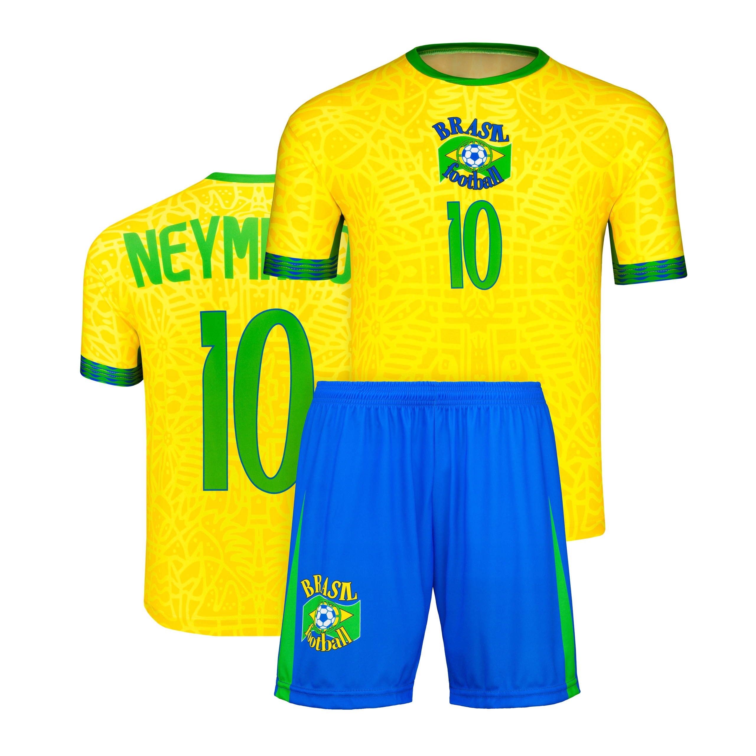 STRÓJ / KOMPLET PIŁKARSKI NEYMAR JR. BRAZYLIA rozm. 128 cm