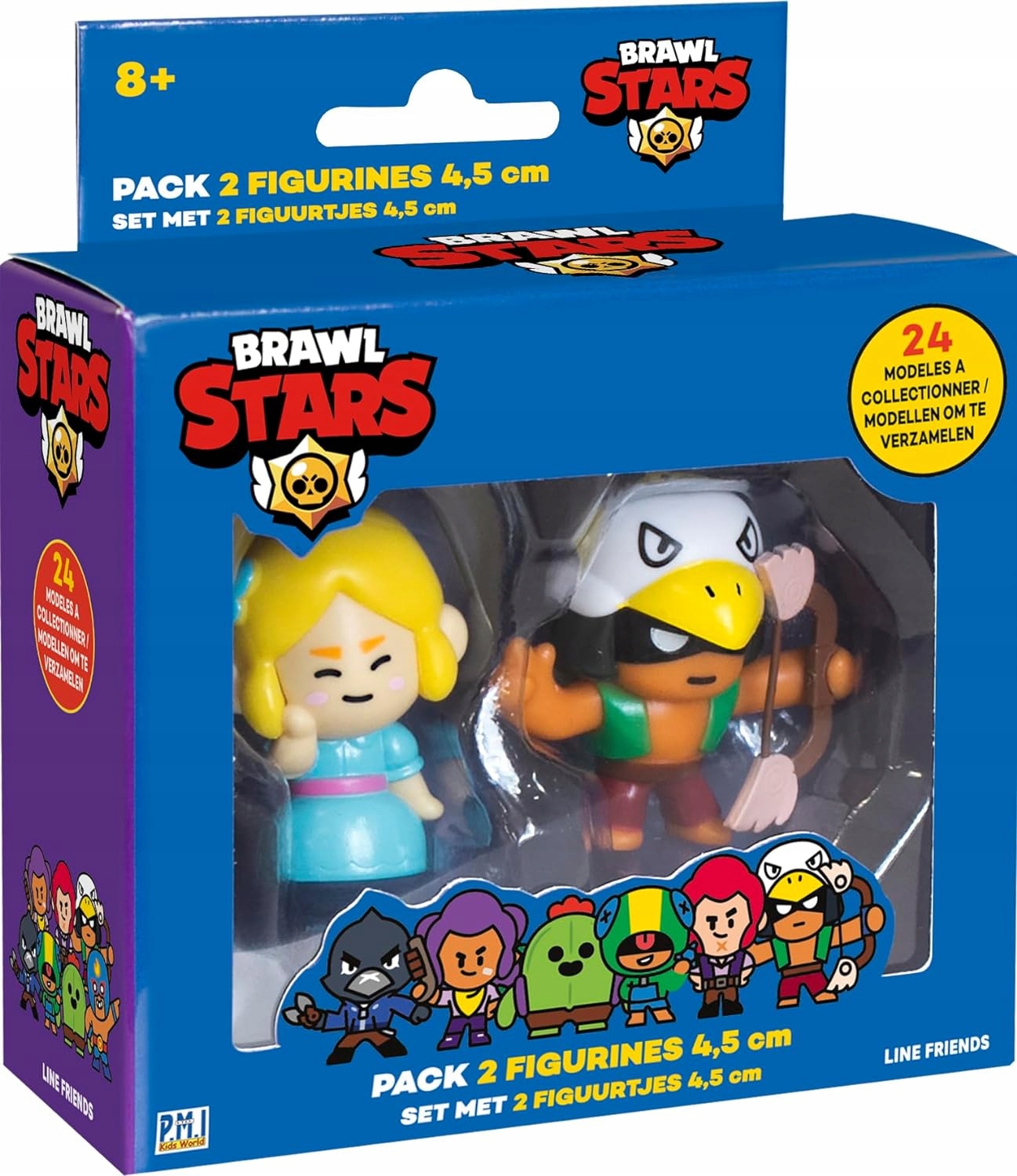 BRAWL STARS ZESTAW 12 FIGUREK 4,5 CM Marka PMI