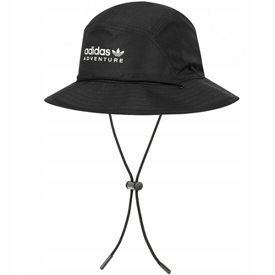 Kapelusz męski damski Adidas Adventure czapka z daszkiem czarny 53-54 cm