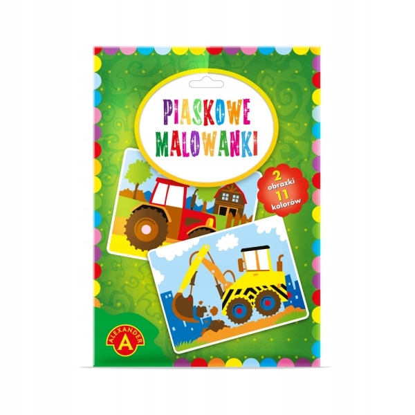 

Piaskowe Malowanki koparka, traktor (2094)