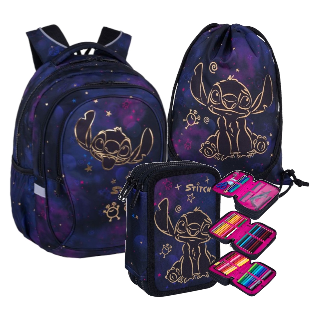 ZESTAW 3-ELEMENTÓW FACTOR LILO&STITCH DISNEY GOLDEN 19l COOLPACK