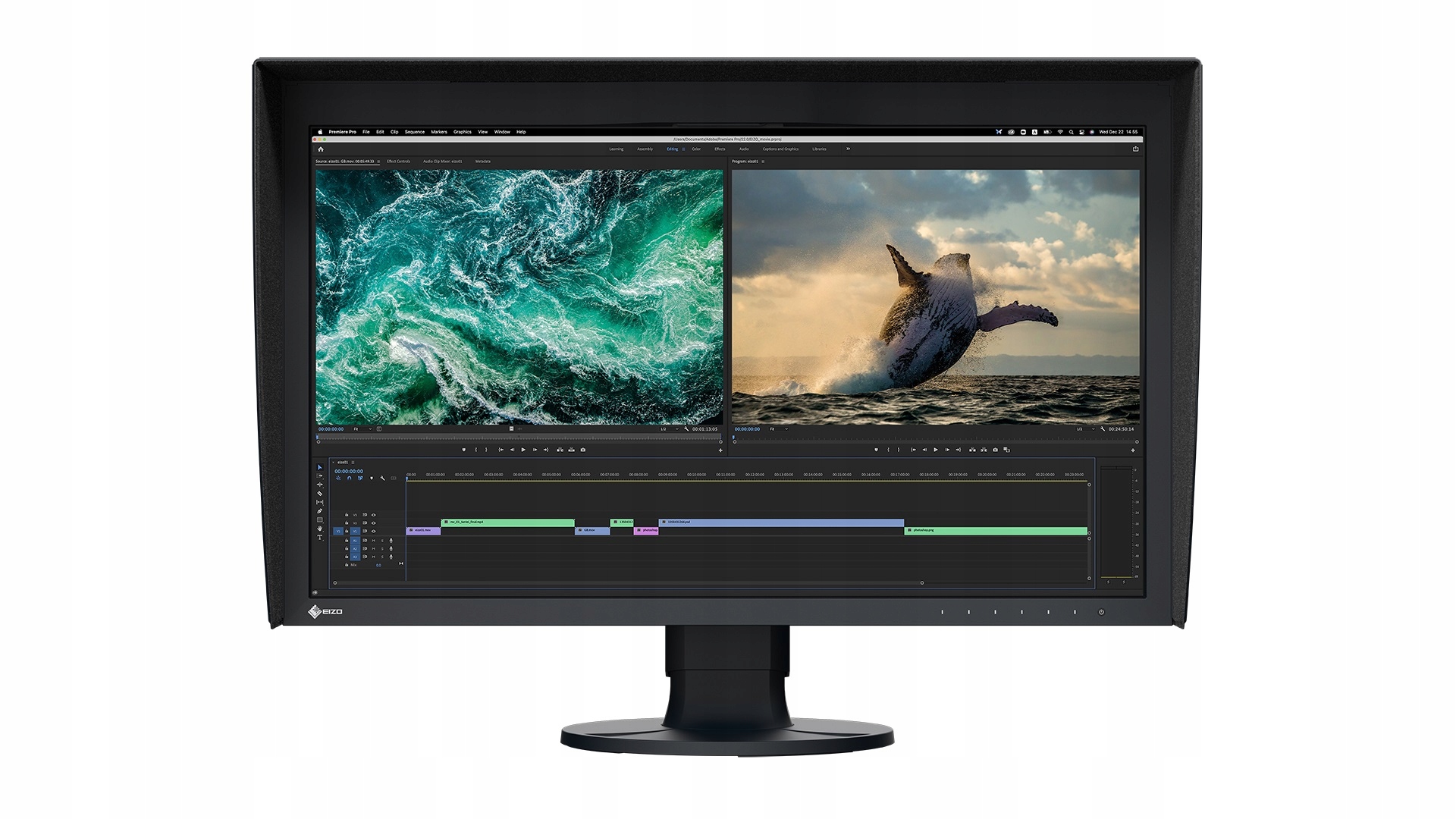 Eizo ColorEdge/ CG2700S/ 27"/ Ips/ Qhd/ 60Hz/ 19ms/ Black/ 5R CG2700S