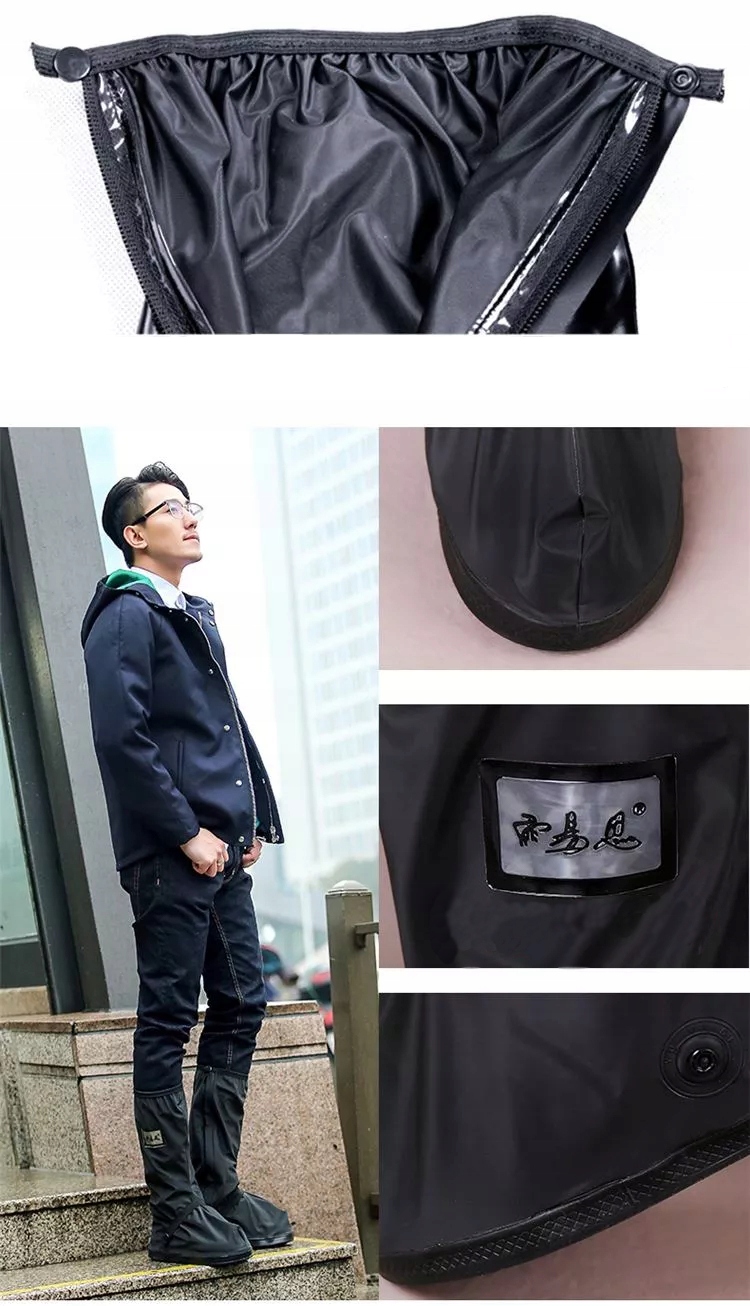 WODOODPORNE BUTY OCHRANIACZ POKROWCE 40-42 MOTOCYKL OSŁONY PRZECIWDESZCZOWE Model 40-42