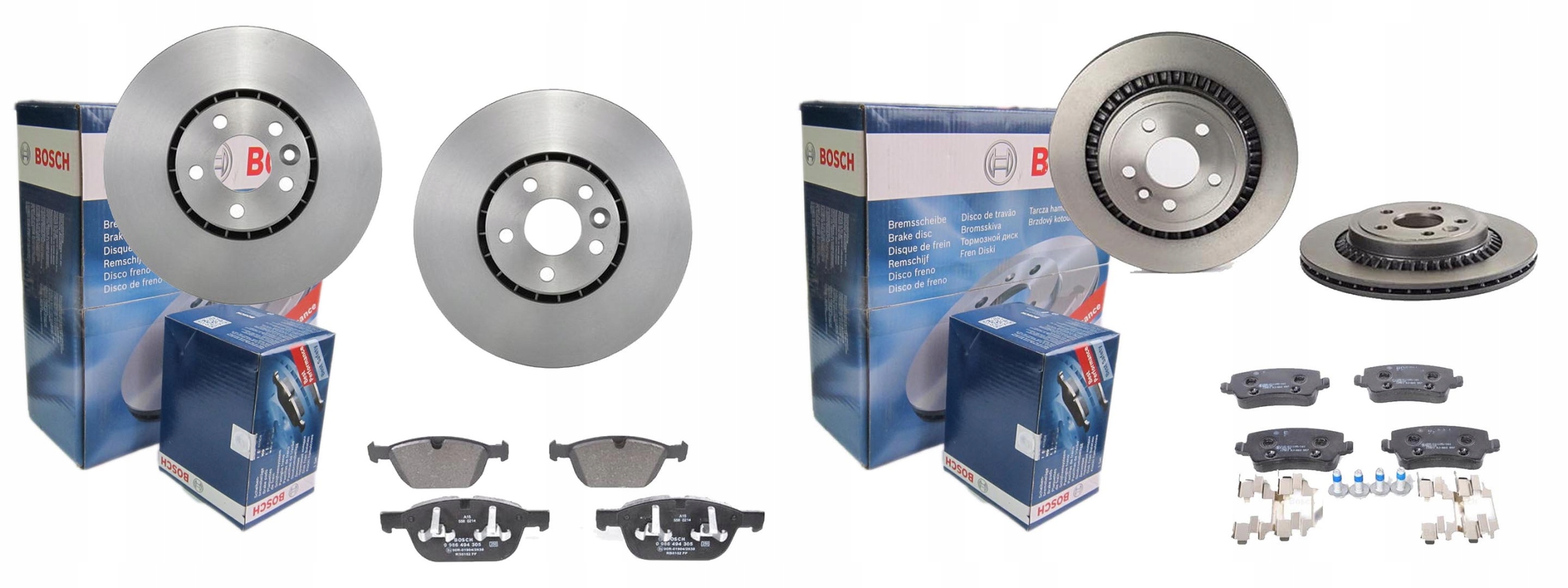 TARCZE KLOCKI P+T BOSCH VOLVO XC60 I 328MM