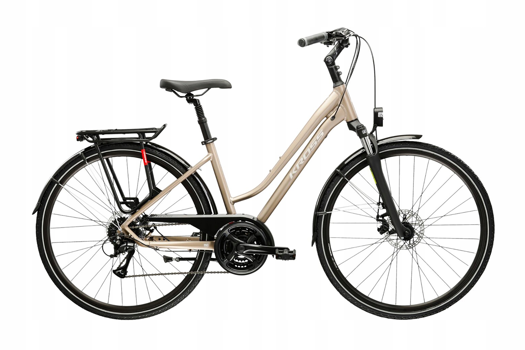 Rower trekkingowy Kross Trans 3.0 rama 19 cali koło 28 " brązowy