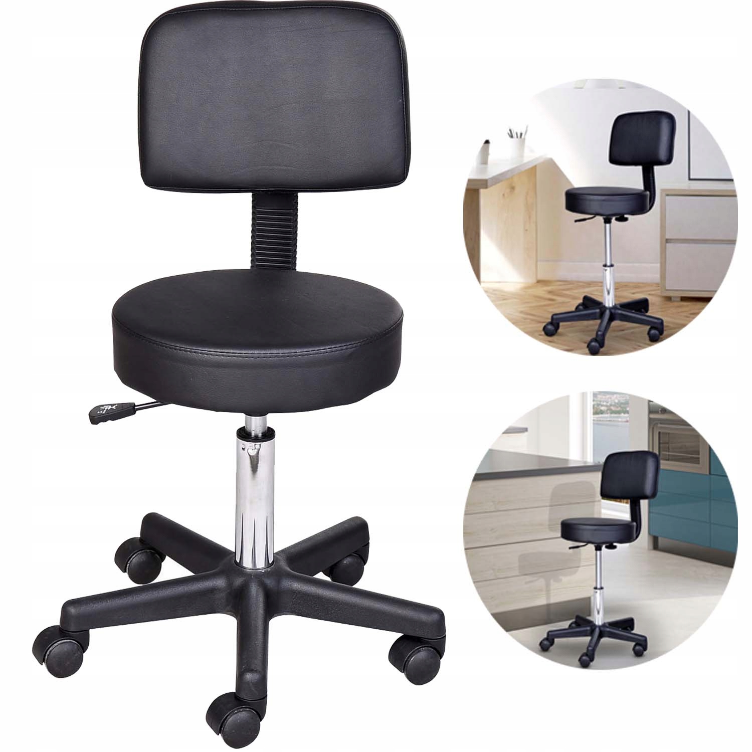 Hoker Kadeřnické Stoličky Nastavitelná Otočná Židle