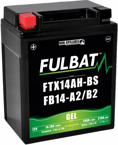 Batéria Fulbat Ful Gel FTX14AH-BS FB14-A2 YTX14AH-BS YB14-A2