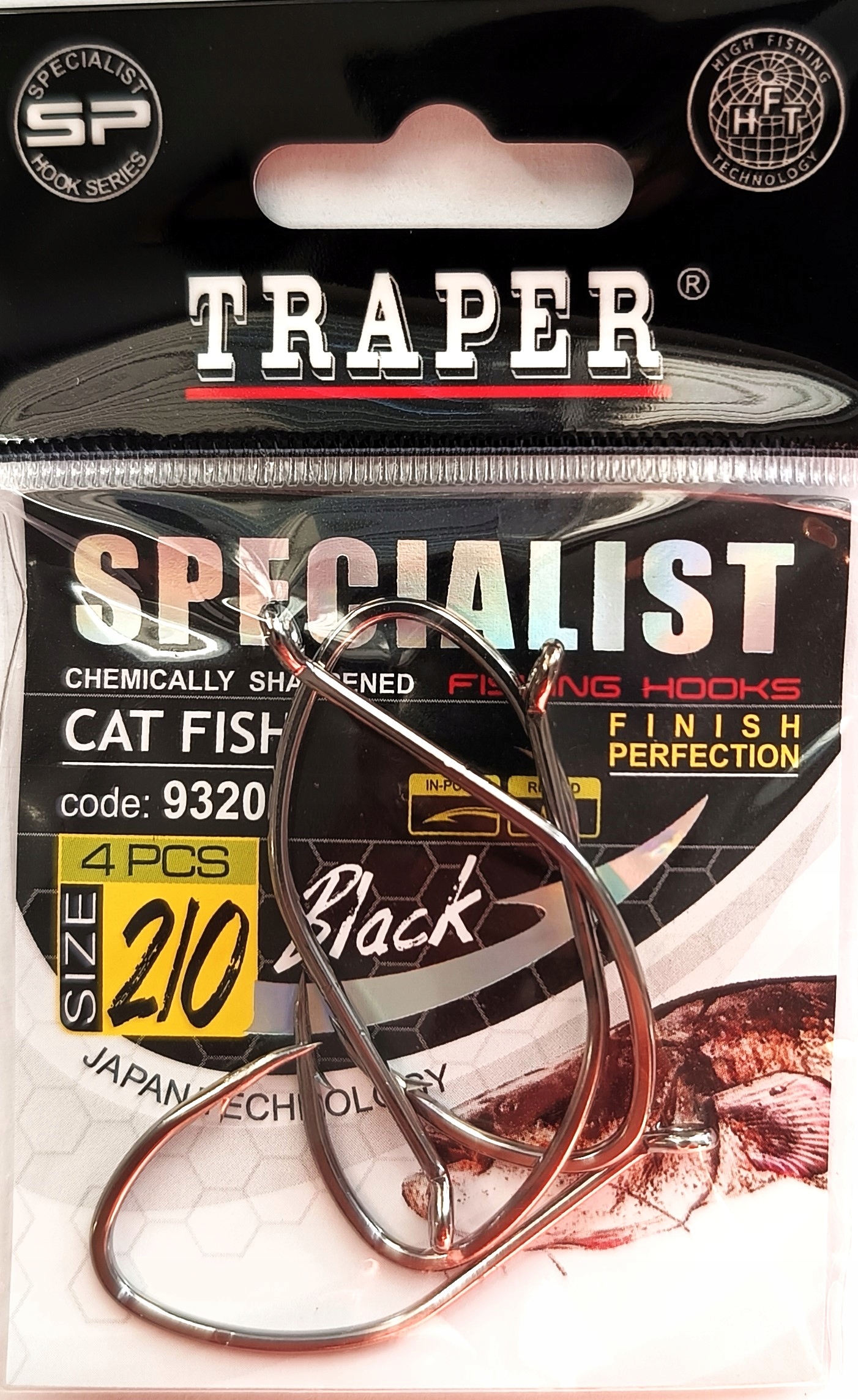 Haki Traper Specialist Catfish 2/0 op. 4 szt. szczupak sum dorsz Norwegia