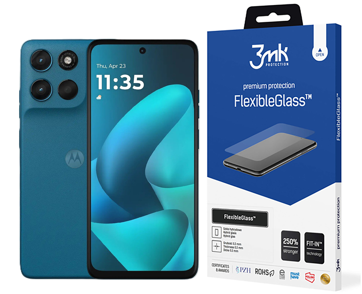 3MK Hybridné sklo Flexibleglass pre Motorola Moto G57 Power