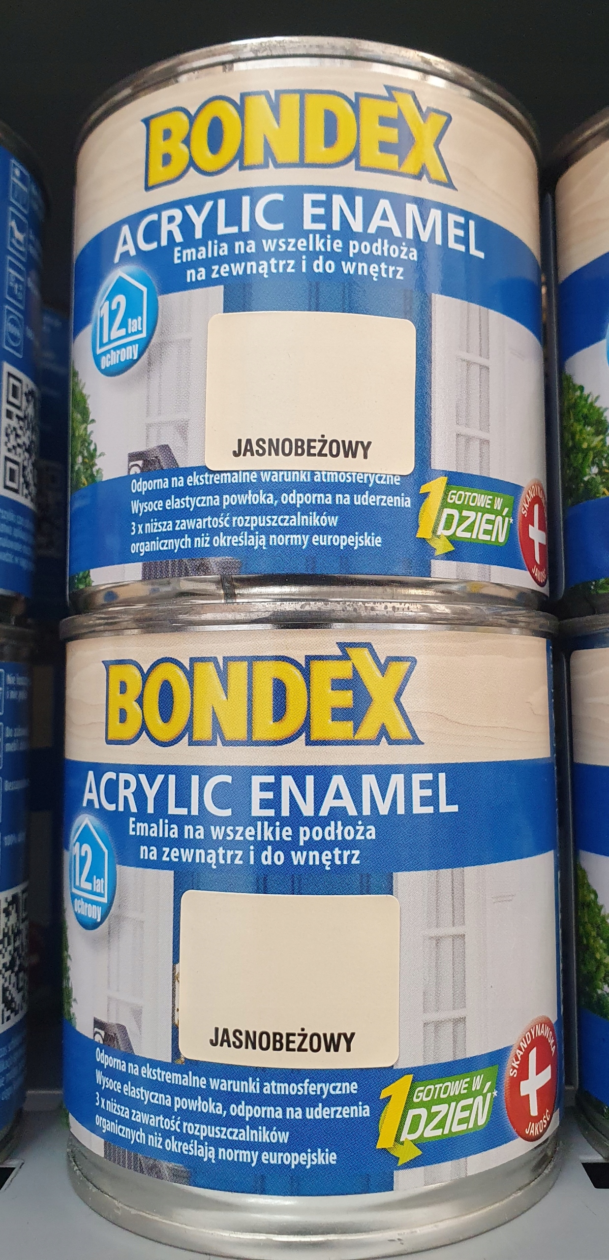 

Bondex Acryl Enamel 0,25L jasnybeż Emakol Emalia
