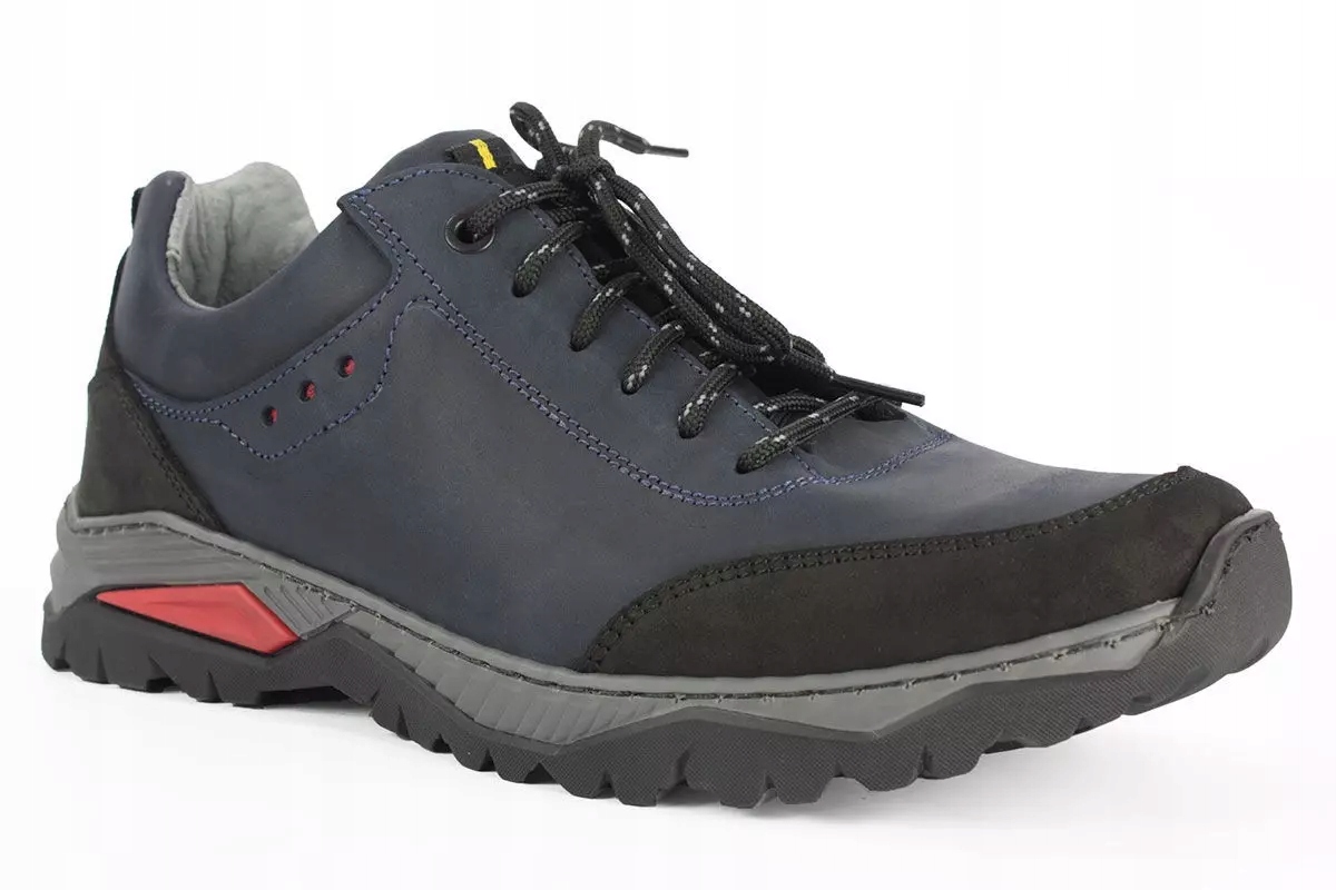 Nagaba 408 pánské polobotky s koženou stélkou, robustní boty pro každodenní nošení R41