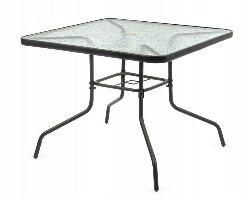 

Stół Ogrodowy Metalowy Kwadratowy Antracyt 90x90CM