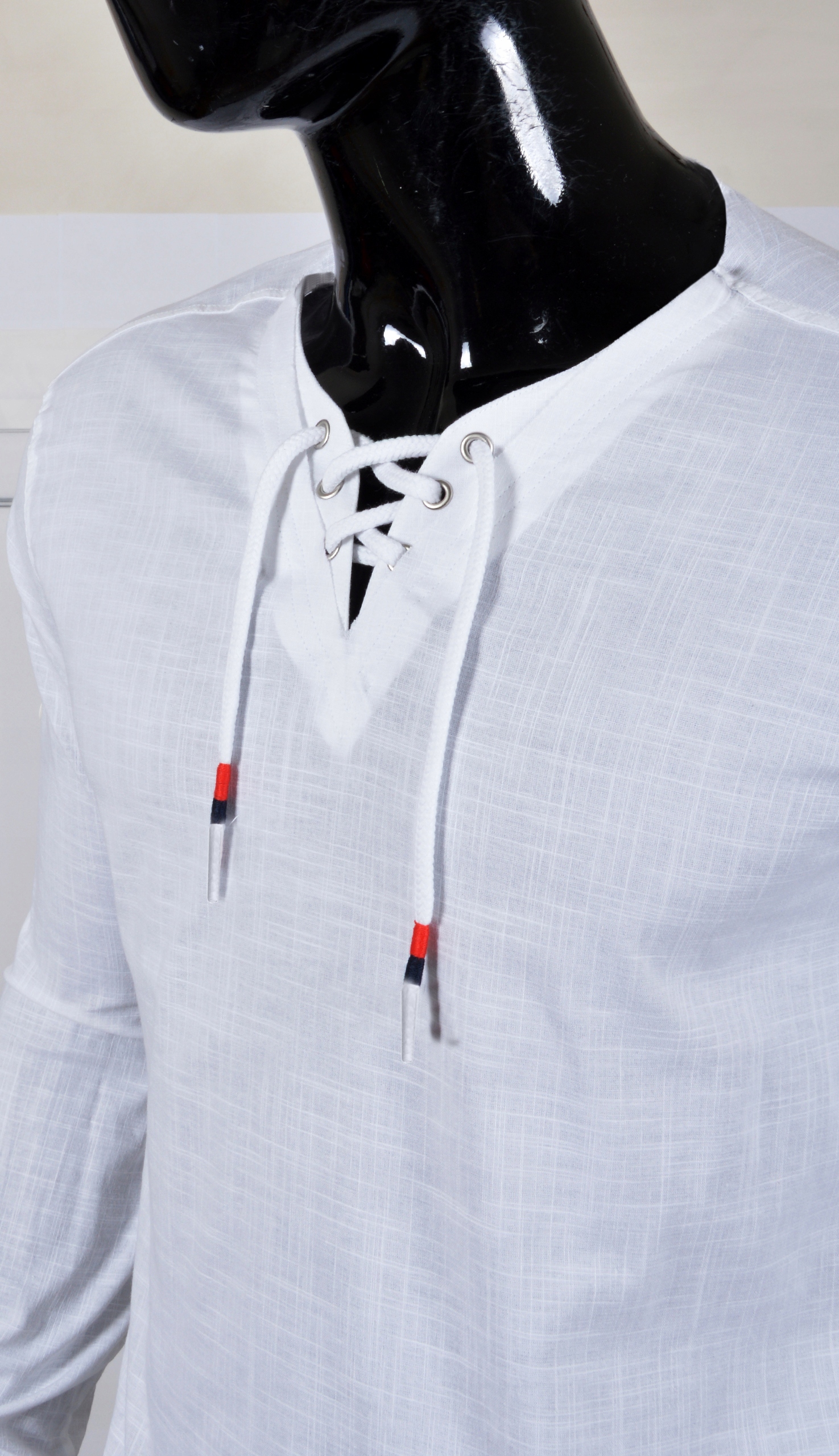 Koszula Męska Lniana Codzienna Przewiewna Len Rozmiar M