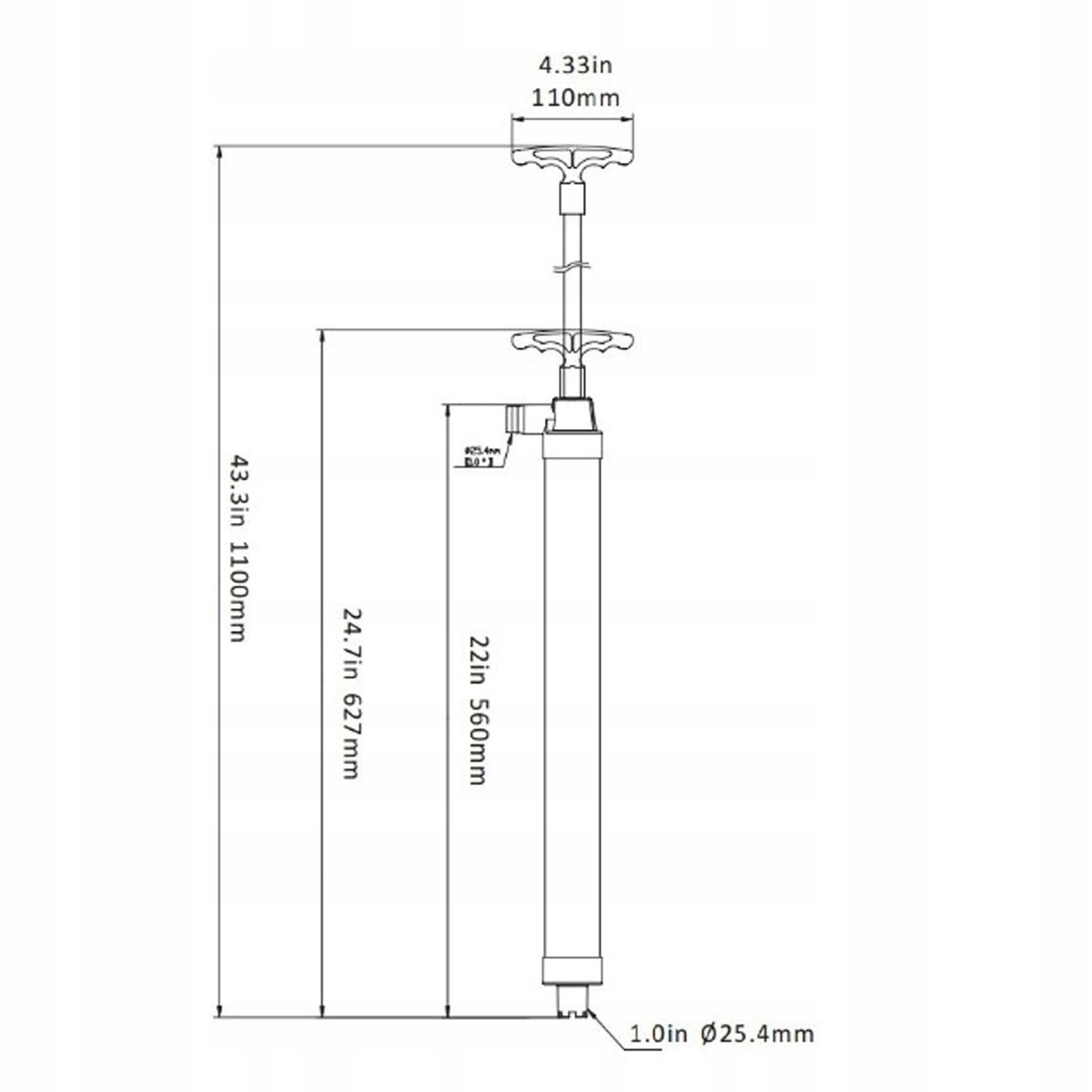 POMPKA RĘCZNA DO SPUSZCZANIA PALIWA OLEJU WODY POWIETRZE DO JACHTÓW/STATKÓW Model 1619230163911