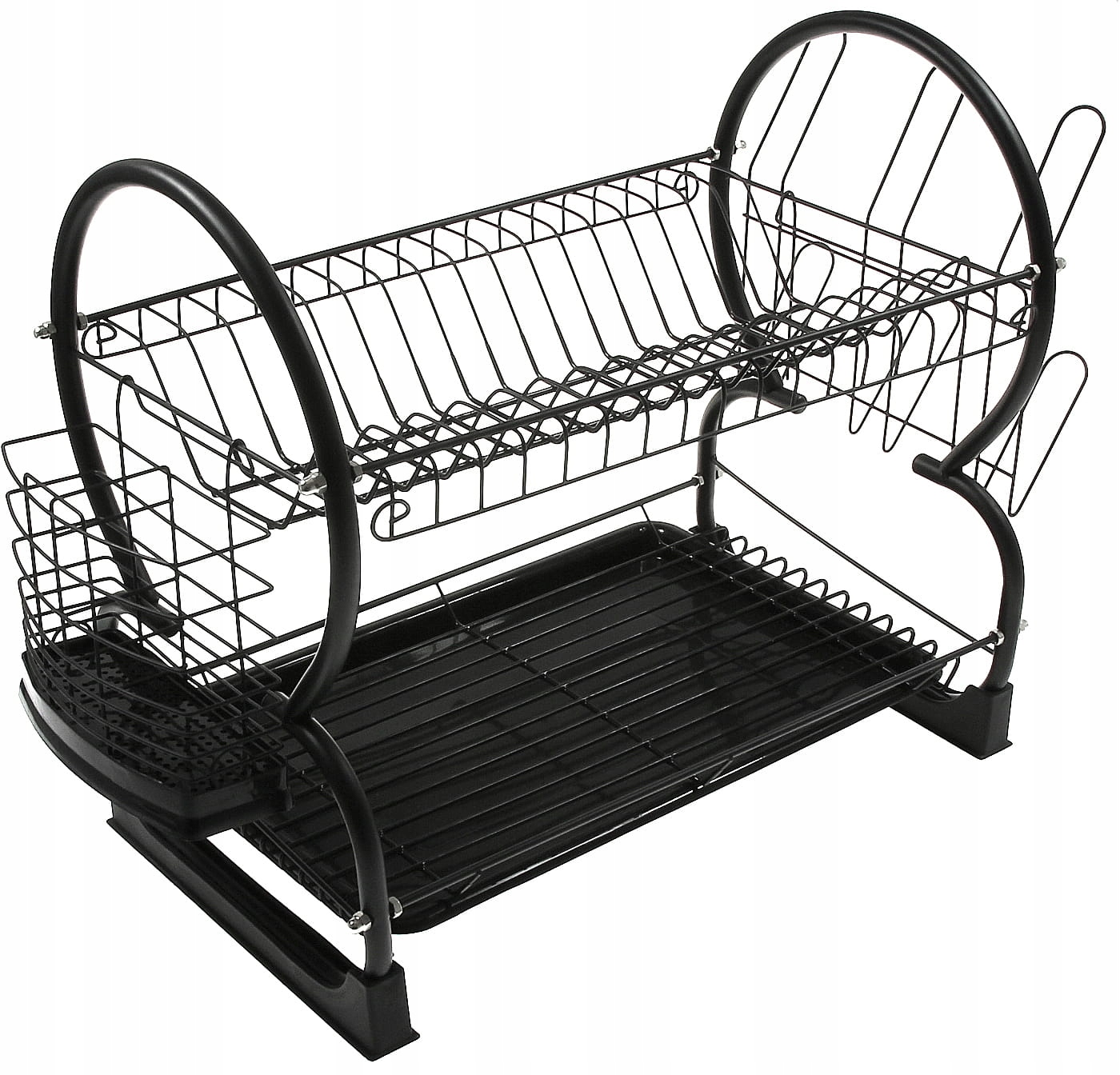 

Suszarka 2 Poziomy Naczyń Sztućce Ociekacz Talerzy