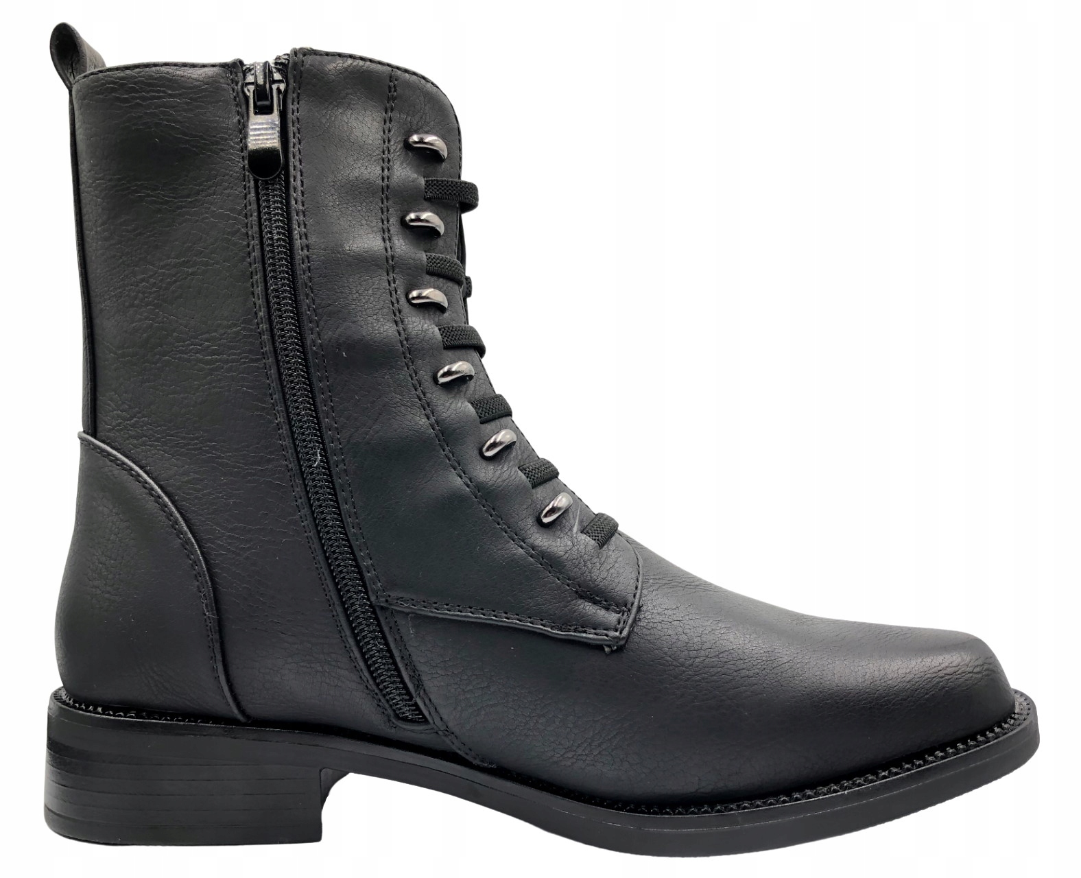 BOTKI DAMSKIE OCIEPLANE TRZEWIK SZTYBLET 22-116 36 Model 22-116 BLACK