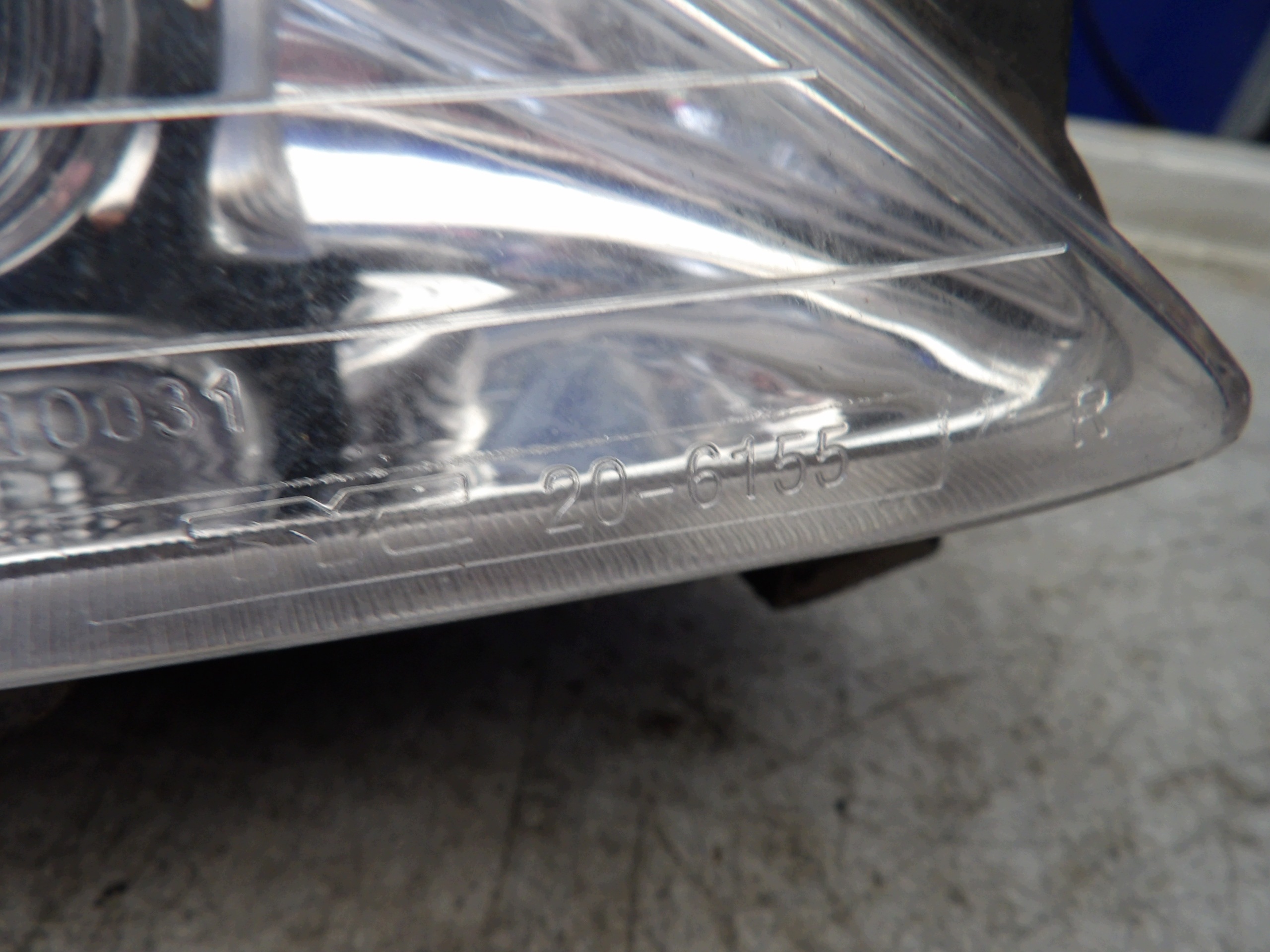 Peugeot 206 light front right lift