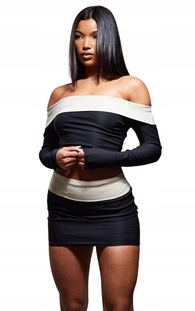 PRETTYLITTLETHING TOP Z DŁUGIM RĘKAWEM 32 1EJL