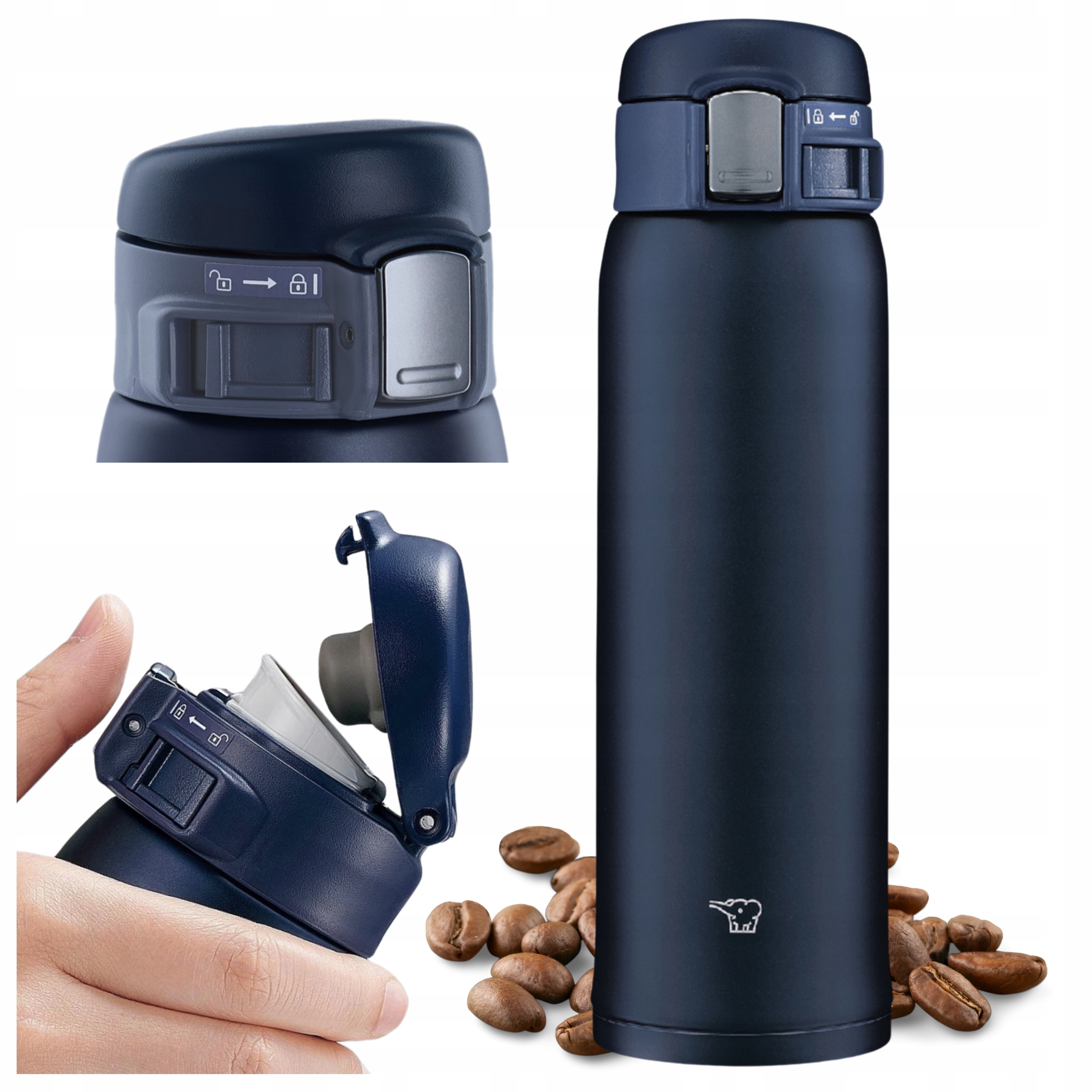 Termohrnek na kávu do auta pro horké nápoje Zojirushi Sf 480 ml