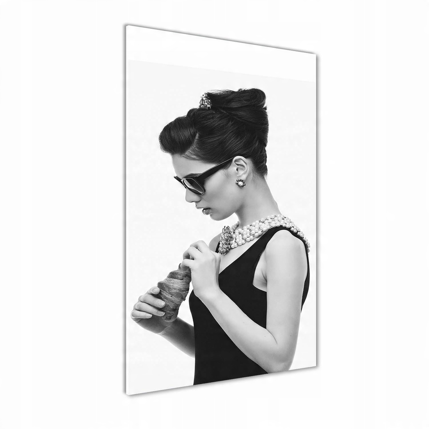 

Foto obraz na szkle Kobieta w okularach 70x140 cm