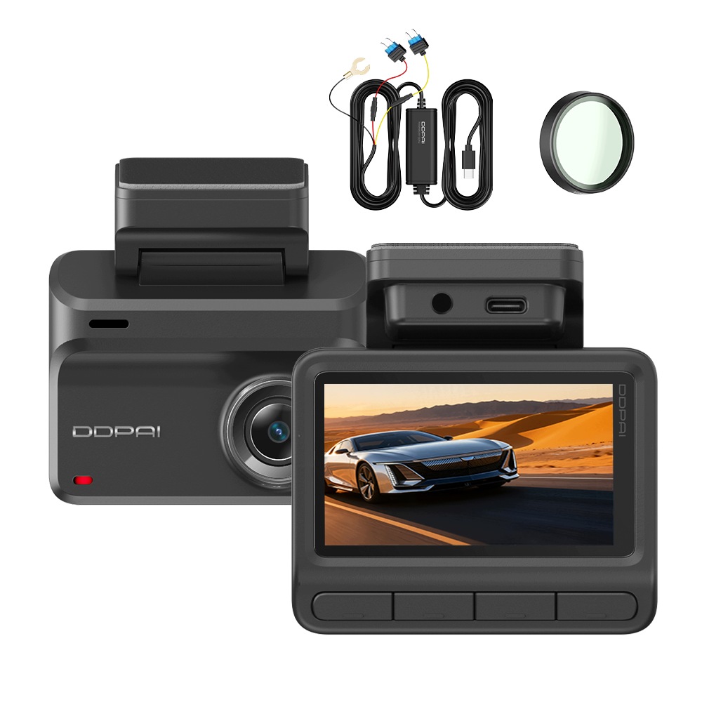 Videorekordér Ddpai Z50 Pro Automobilová 4K Gps Wifi+ Hardwire Kit