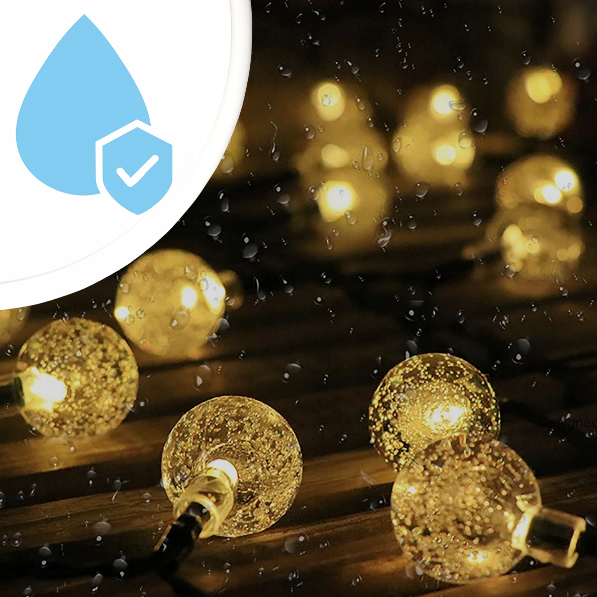 GIRLANDA OGRODOWA OZDOBNA TARASOWA NA USB DO OGRODU 40SZT ŚWIECĄCA LAMPKI Marka Memfis