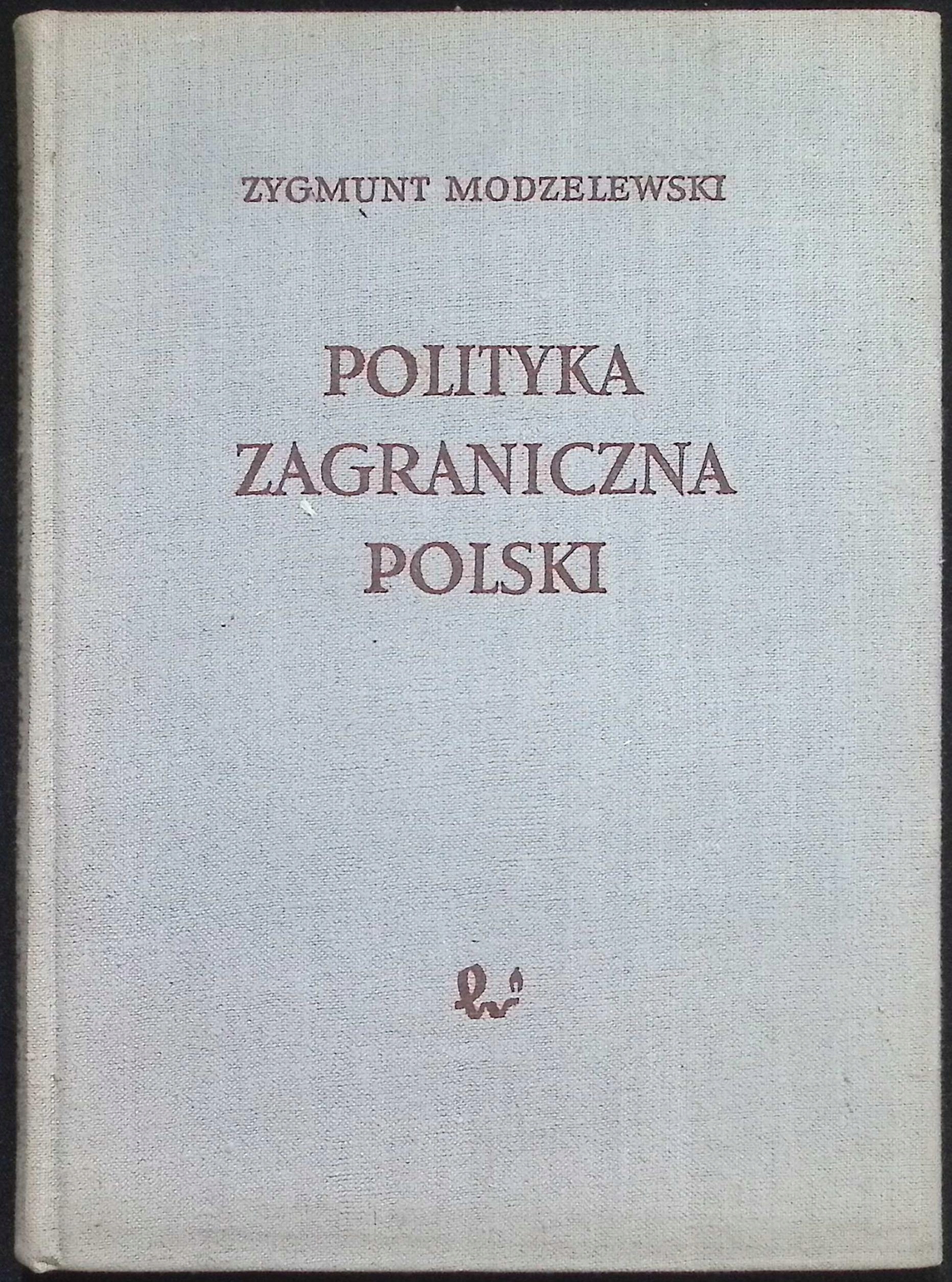 polityka zagraniczna polski Modrzelewski
