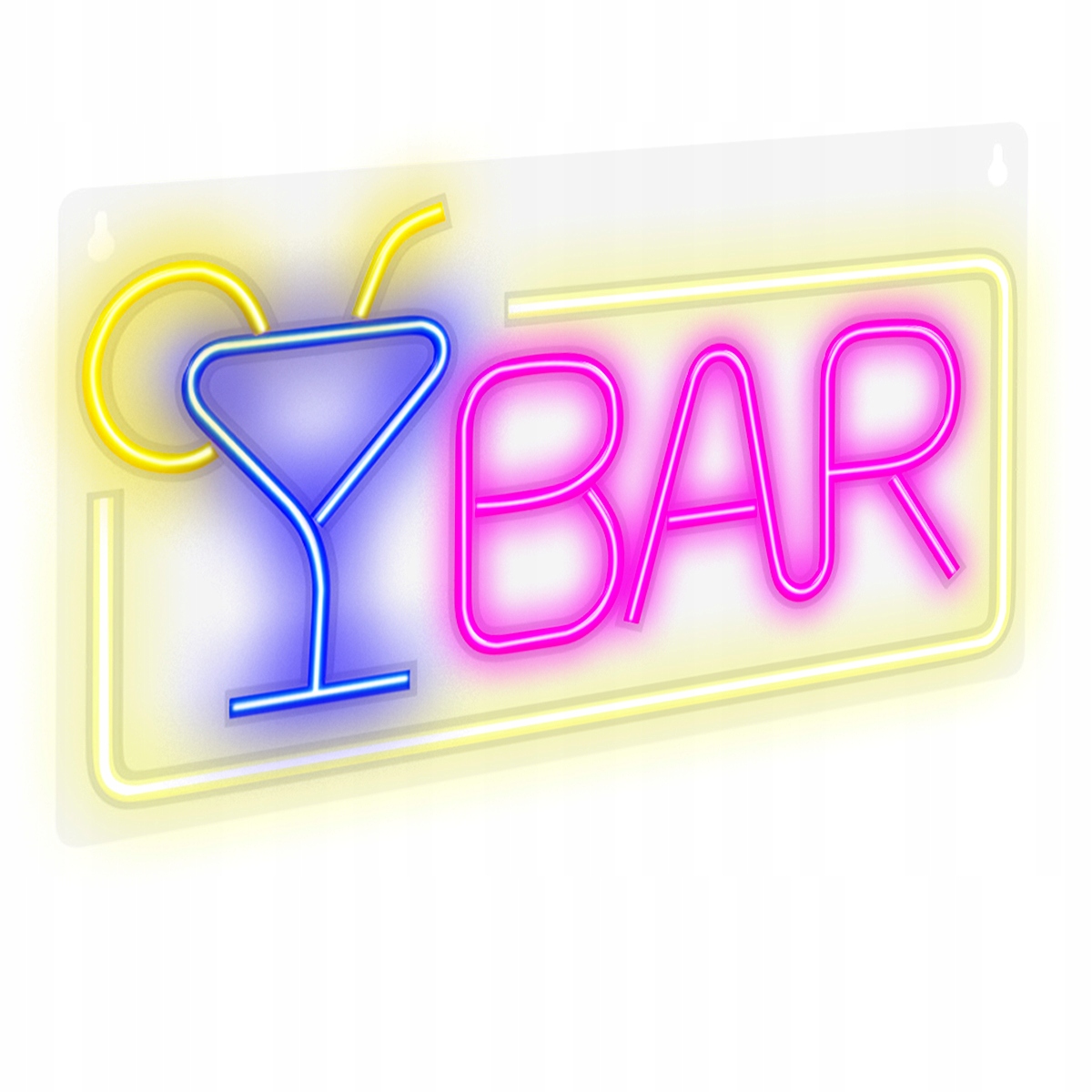 Neon Na Ścianę Led Bar Reklama Pub Drink Lampka Kolorowy Ściemniacz Usb