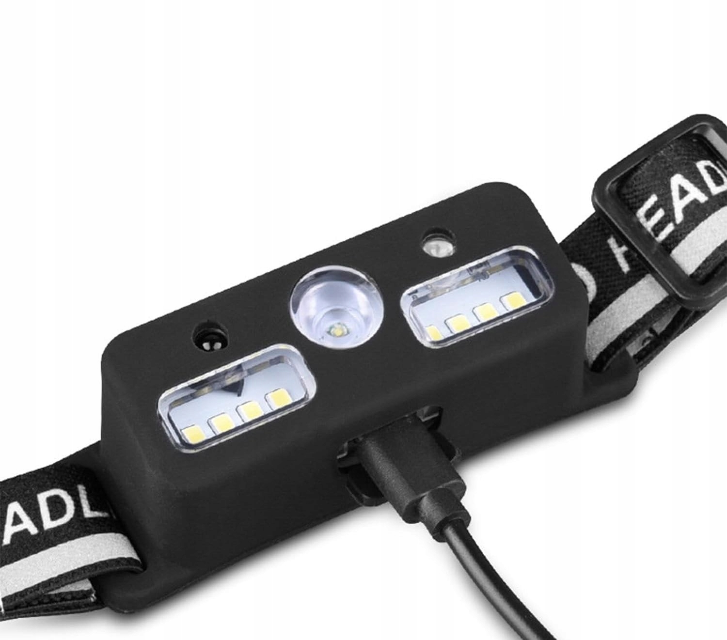 LATARKA CZOŁOWA CZOŁÓWKA LAMPKA NA GŁOWĘ LED Z CZUJNIKIEM RUCHU Marka Pronett