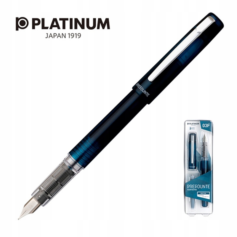 

Pióro wieczne Platinum Prefounte Night Sea F