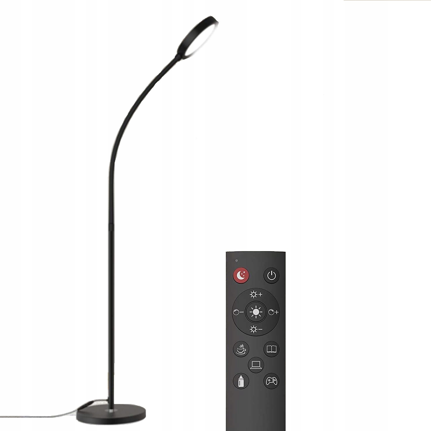 

Lampa podłogowa Led stojąca pilot 4 barwy światła