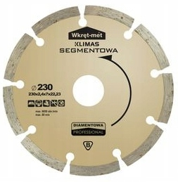 

Tarcza Diamentowa Segmentowa Pro 115MM Wkręt-met