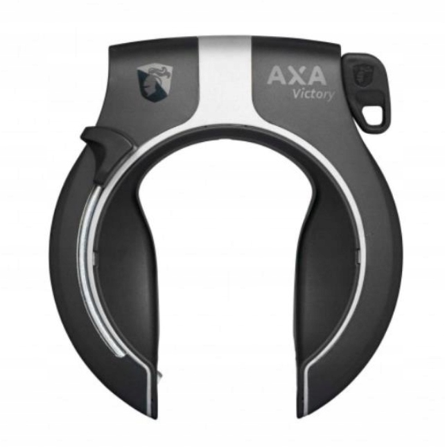 Axa Zámek zadního kola Victory (Non Retractable) černo-stříbrný matný