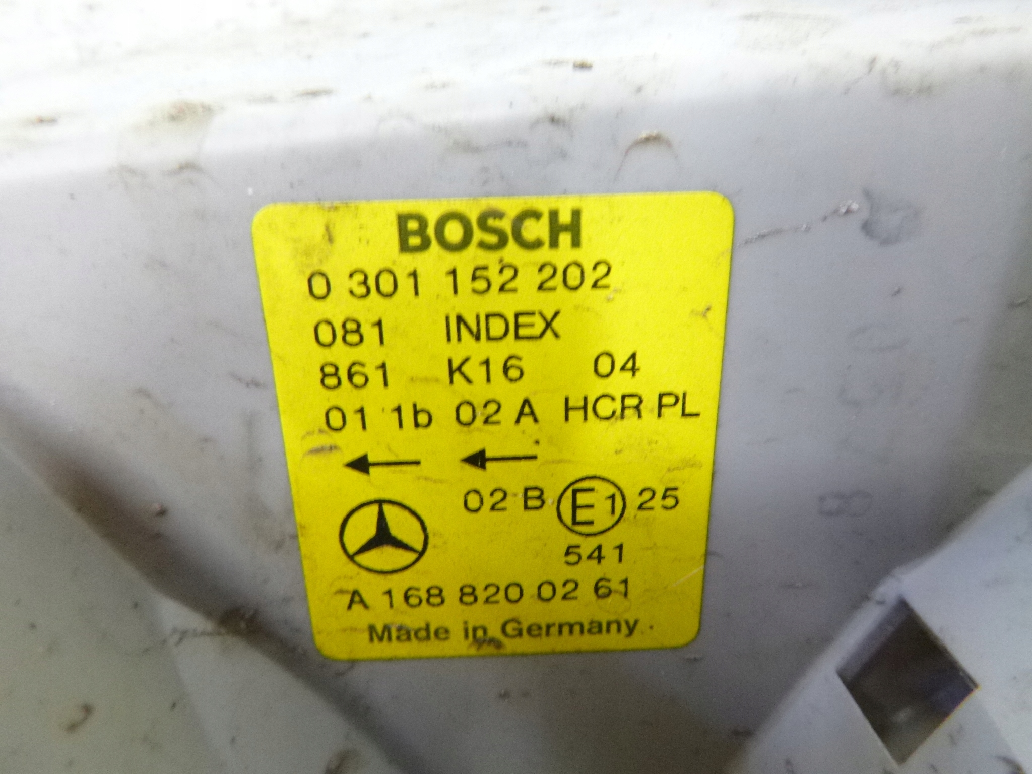 light front right Mercedes W168 1998r. 0301152202