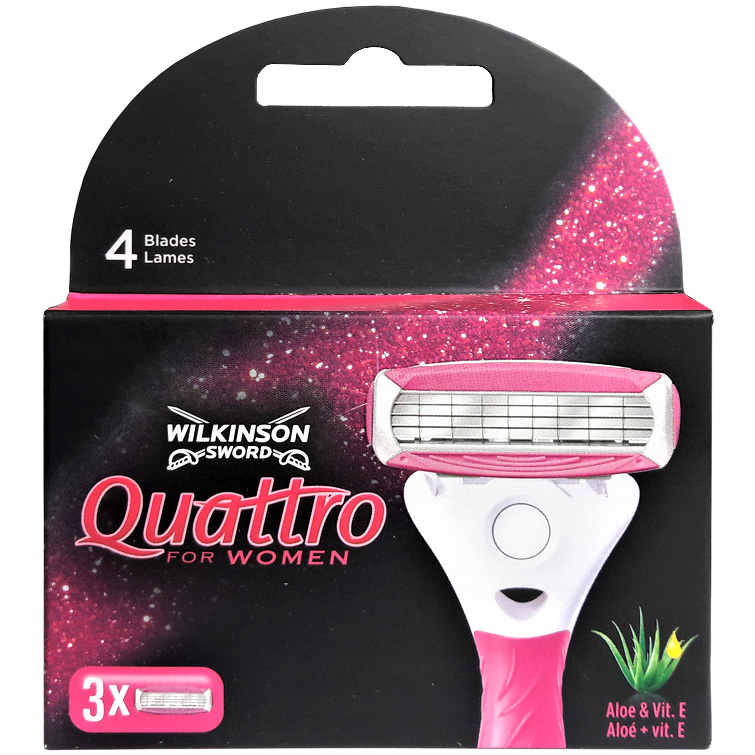 

3x Wkłady Nożyki Wilkinson Quattro for Women