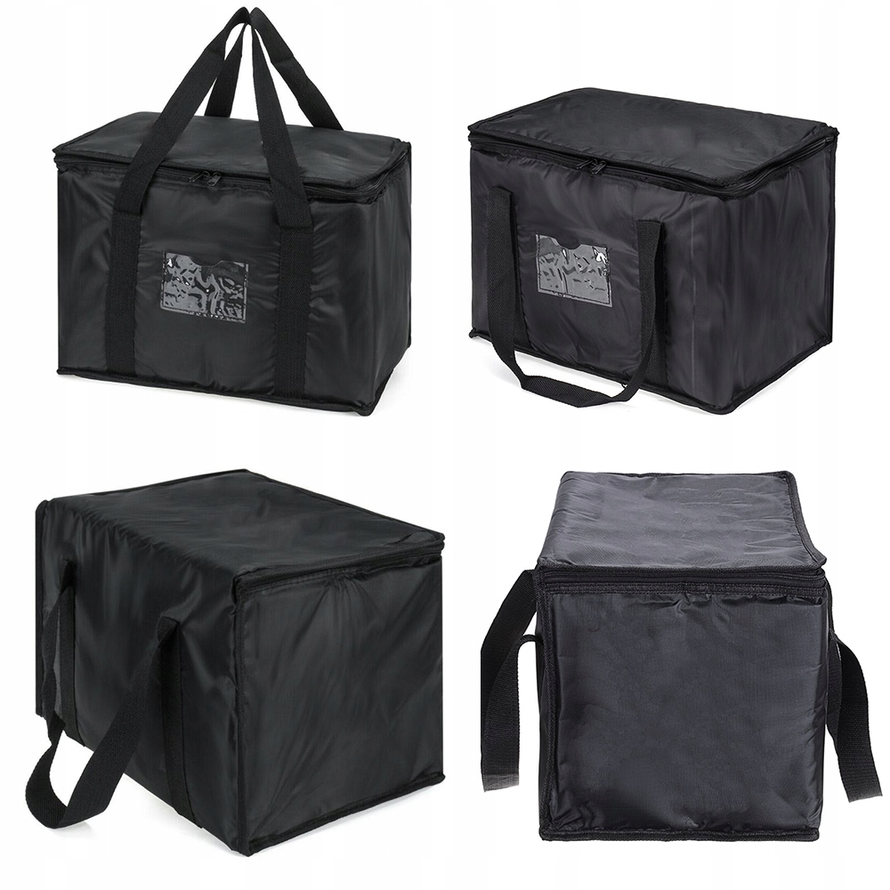 TORBA TERMICZNA WODOODPORNA IZOLACYJNA PLAŻOWA LODÓWKA CZARNA LEKKA 28 L Model Lunch box