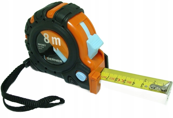 Berner Przymiar Miarka Miara Zwijana 8M Z Funkcja Znakowania Magnes