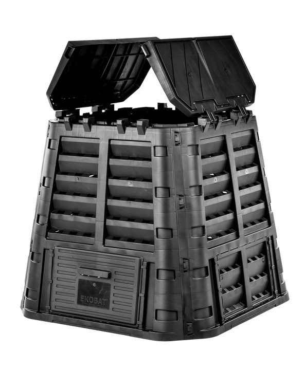 KOMPOSTOWNIK ZAMYKANY ECOSMART 480L CZARNY