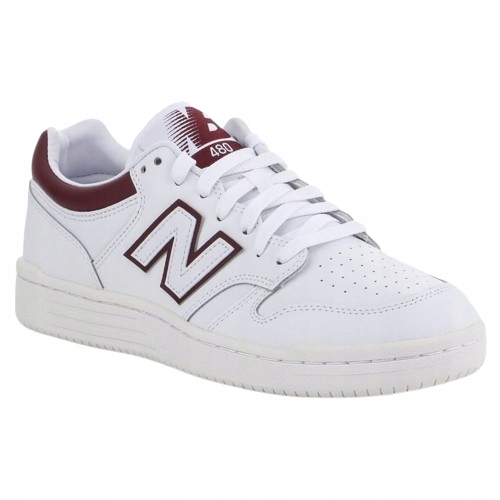 New Balance BB480 Sportovní Boty Bílé, Šněrovací, Kůže 37,5 U2B