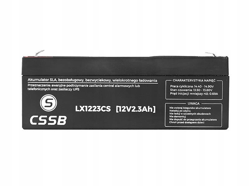 Akumulator Cssb 12 V 2,3 Ah