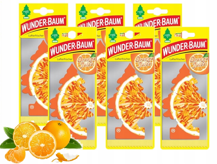 WUNDER BAUM ZAPACH CHOINKA ZAPACHOWA ORANGE JUICE