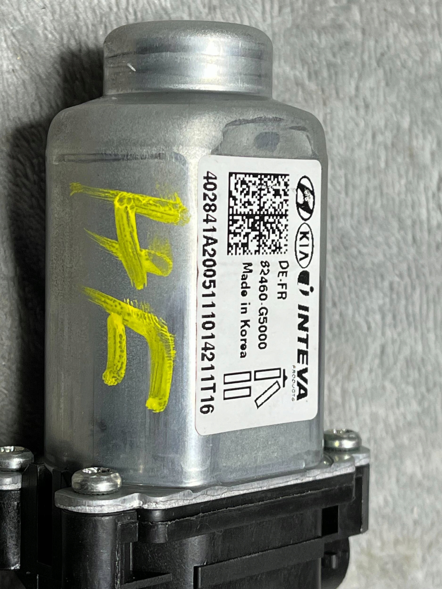 KIA NIRO and 19r mini motor windows right front 82460G5000 !J