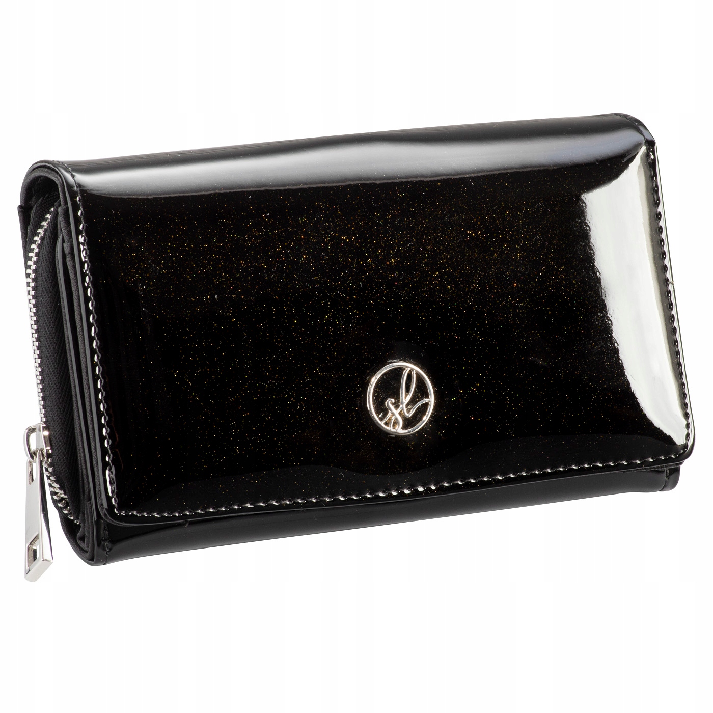 PORTFEL DAMSKI SKÓRZANY - DUŻY - RFID - CZARNY