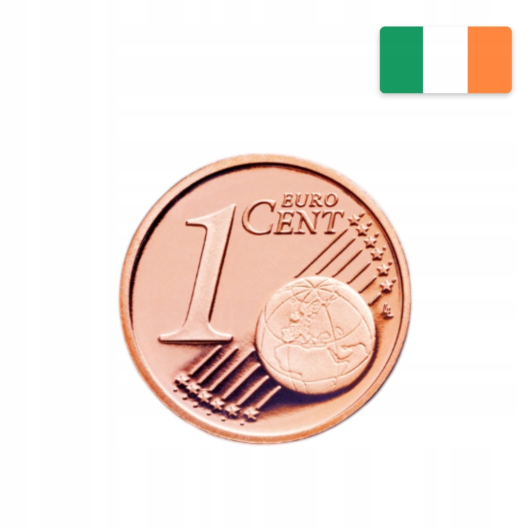 Moneta – Irlandia – 1 eurocent – 2002 – UNC
