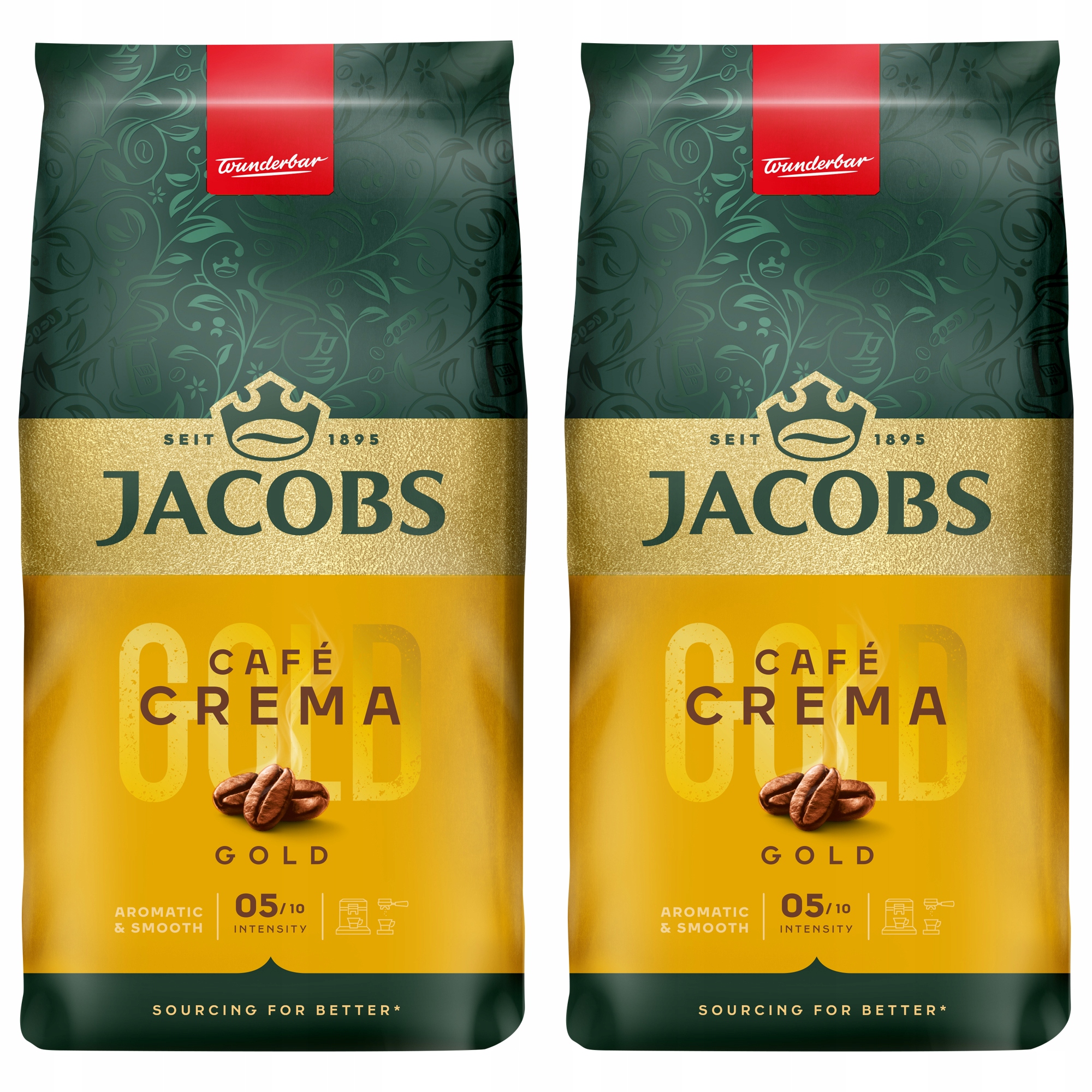 Kawa ziarnista Jacobs Crema Gold 2x 1kg