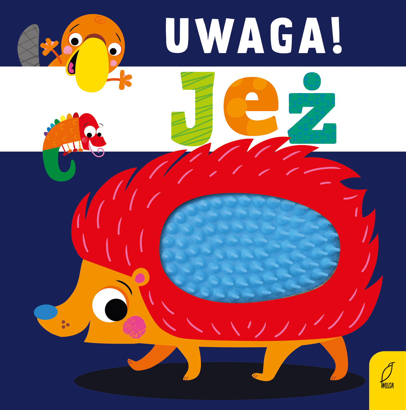 

Uwaga, Jeż! Książeczka Sensoryczna Dotykowa Wilga