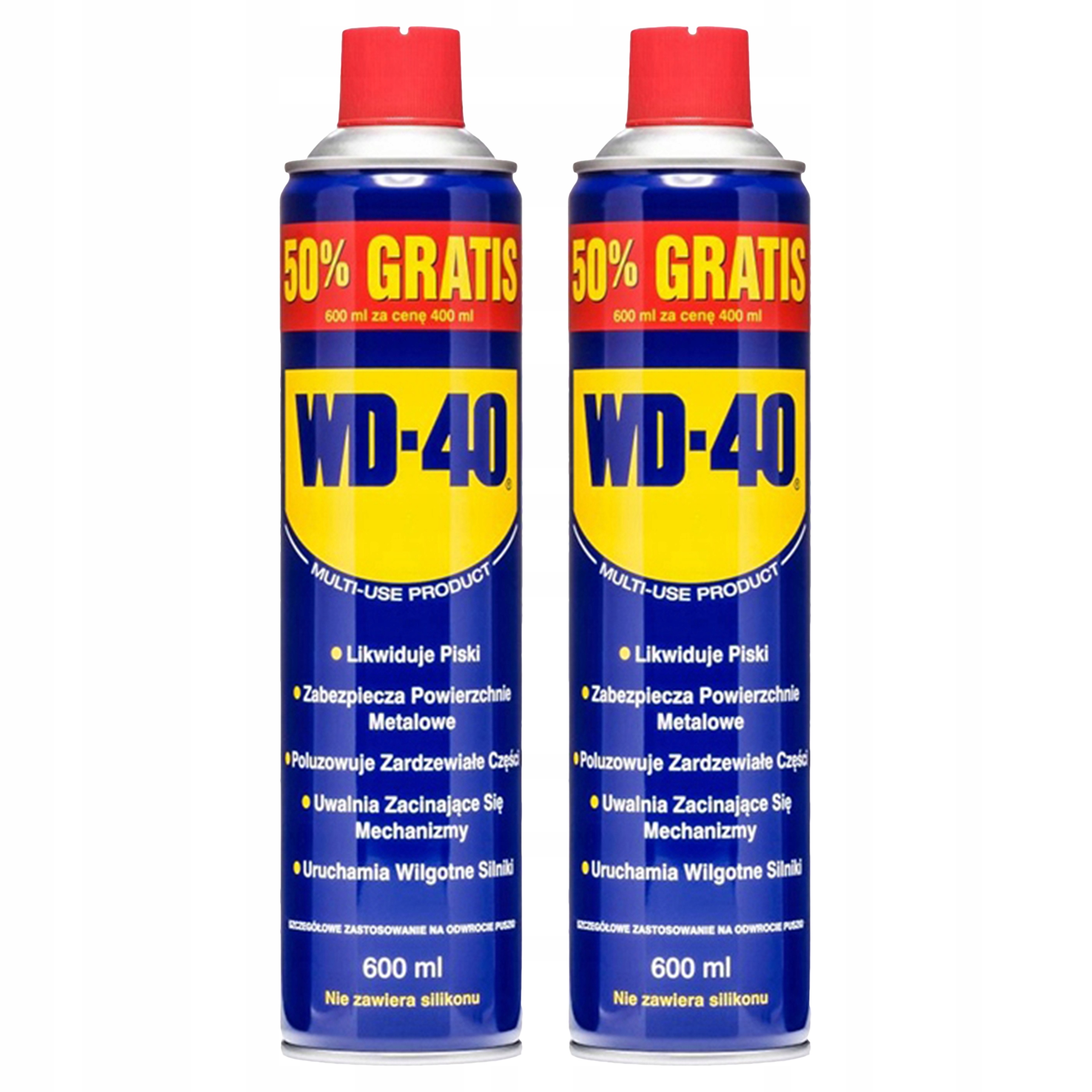 2x WD-40 WD40 Preparat środek wielofunkcyjny 600ml