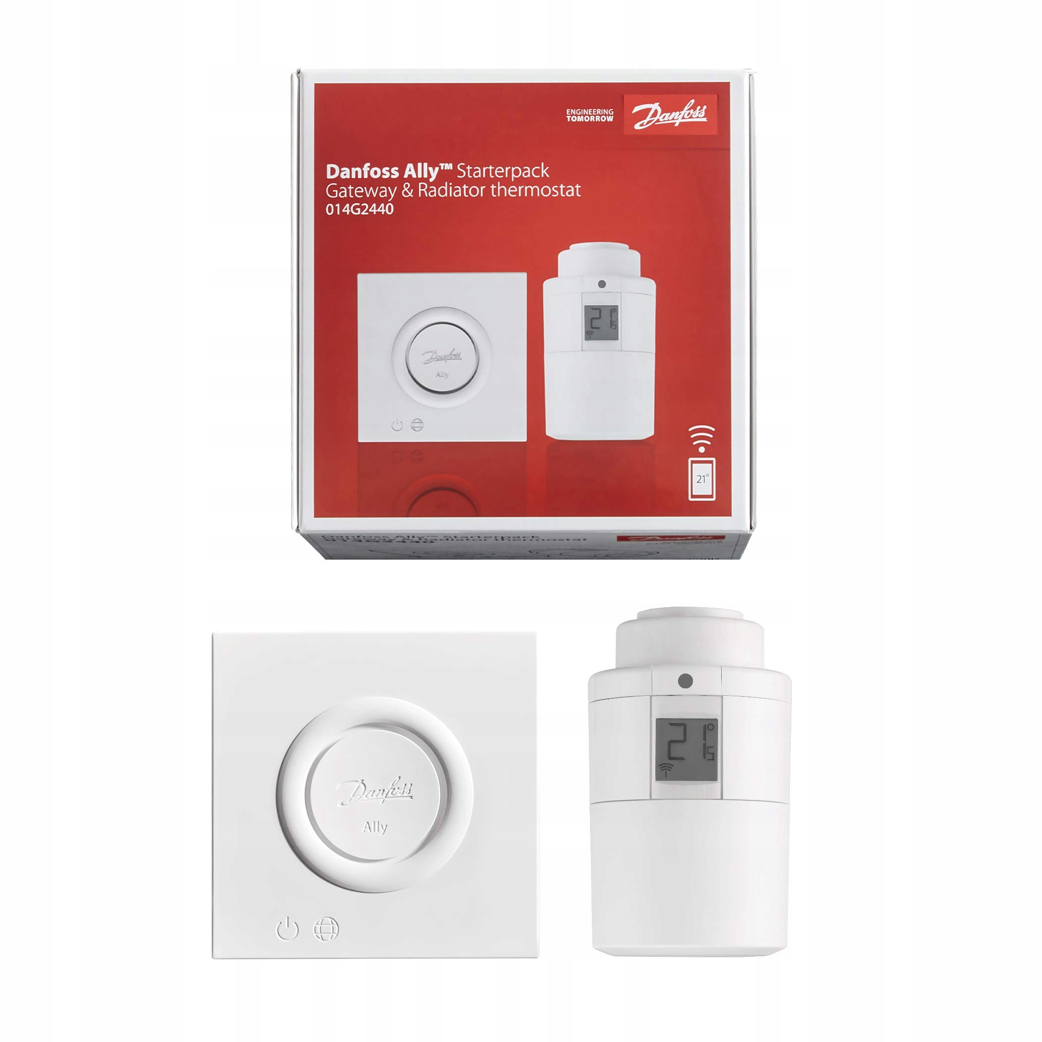 Danfoss Ally Starter Pack internetová brána hlavica 014G2440